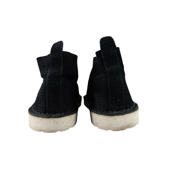 Clarks Shoes Womens 8.5 Desert Boot Chukka Leather Originals Black Mid Sneaker - Picture 7 of 16